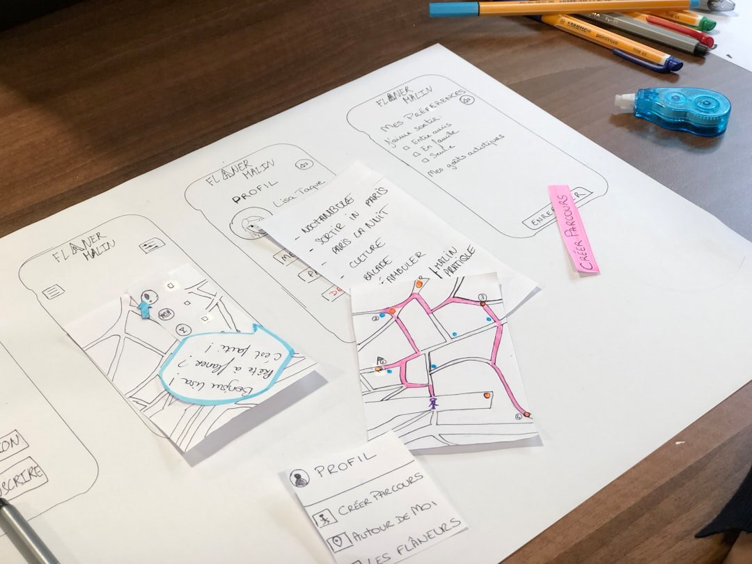 Produktionsplanering med storyboard och anteckningar